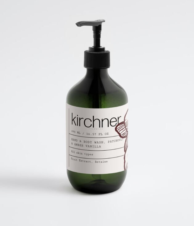 Hand & Body Wash, Patchouli & Amber Vanilla