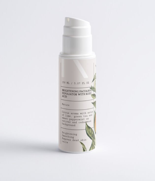 Brightening Face&Body Exfoliator with Kojic Acid