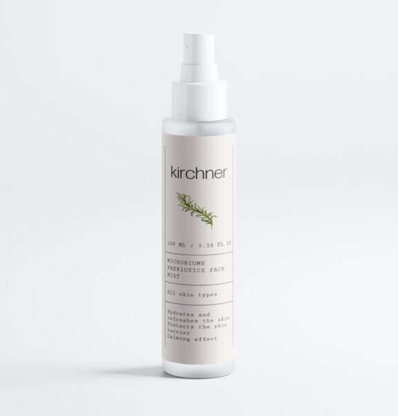 A lightweight facial mist with Prebiotics, Hyaluronic Acid, Sodium PCA, and Betaine that instantly hydrates, refreshes, and helps strengthen the skin's natural barrier. Perfect for setting makeup or revitalising the skin throughout the day with a burst of lightweight moisture.