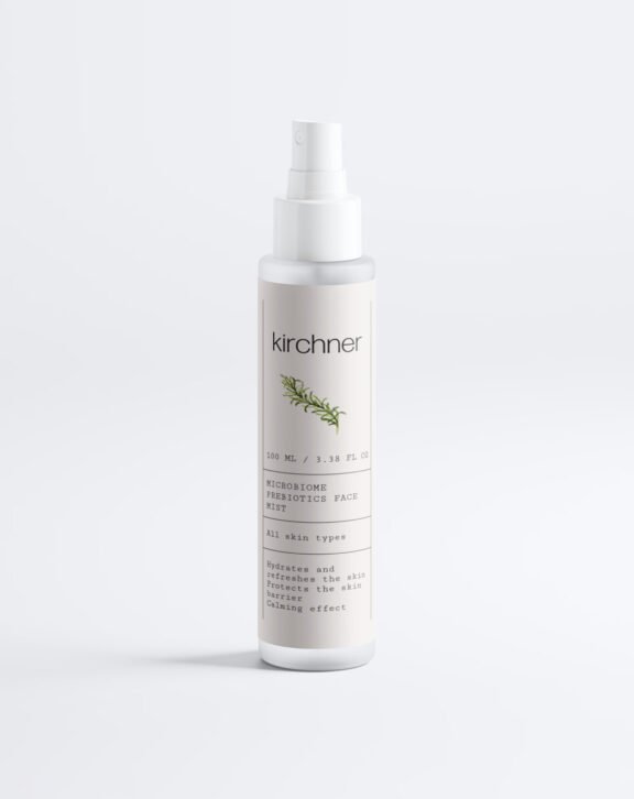 A lightweight facial mist with Prebiotics, Hyaluronic Acid, Sodium PCA, and Betaine that instantly hydrates, refreshes, and helps strengthen the skin's natural barrier. Perfect for setting makeup or revitalising the skin throughout the day with a burst of lightweight moisture.